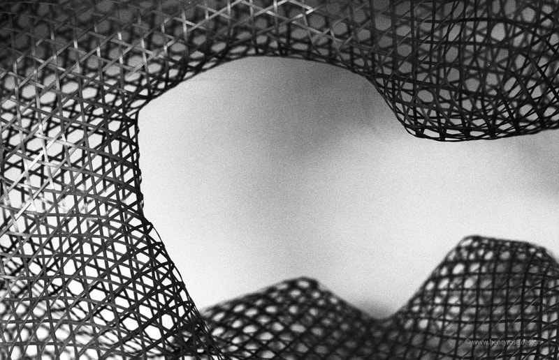 Japanese Woven Basket Art 35 mm Film Kodak Tri-X Ilford Delta Henry Rose UTSOA Architect Architecture Texas Austin