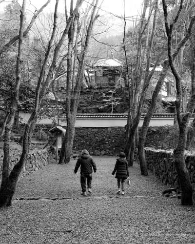 高山寺、高雄、京都、日本、Kosan-ji, Takao, Kyoto, Japan, Black and White Film Kodak Tmax Aaron Henry Rose December Snow Temple